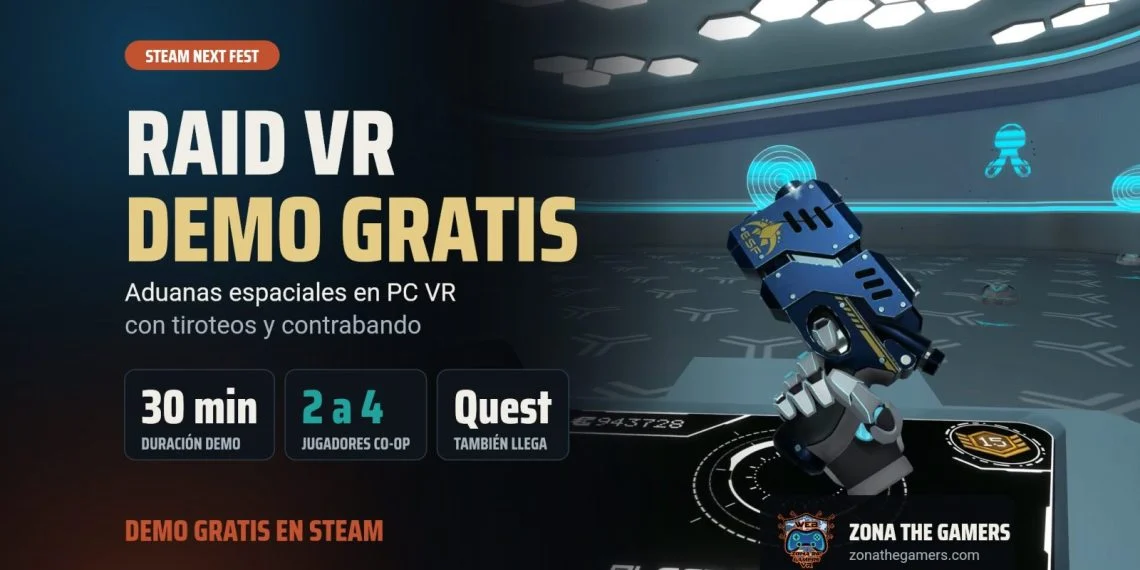 RAID VR: la demo gratis de Steam te pone de aduanero espacial a tiro limpio