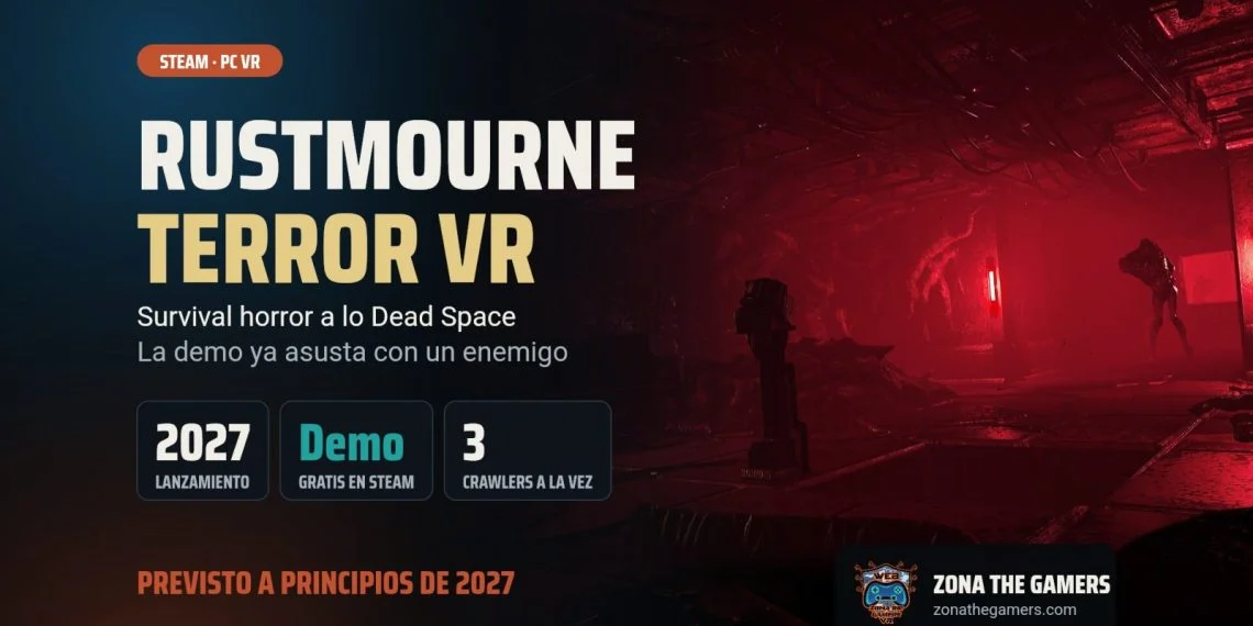 Rustmourne, terror VR al estilo Dead Space: la demo asusta con un solo enemigo